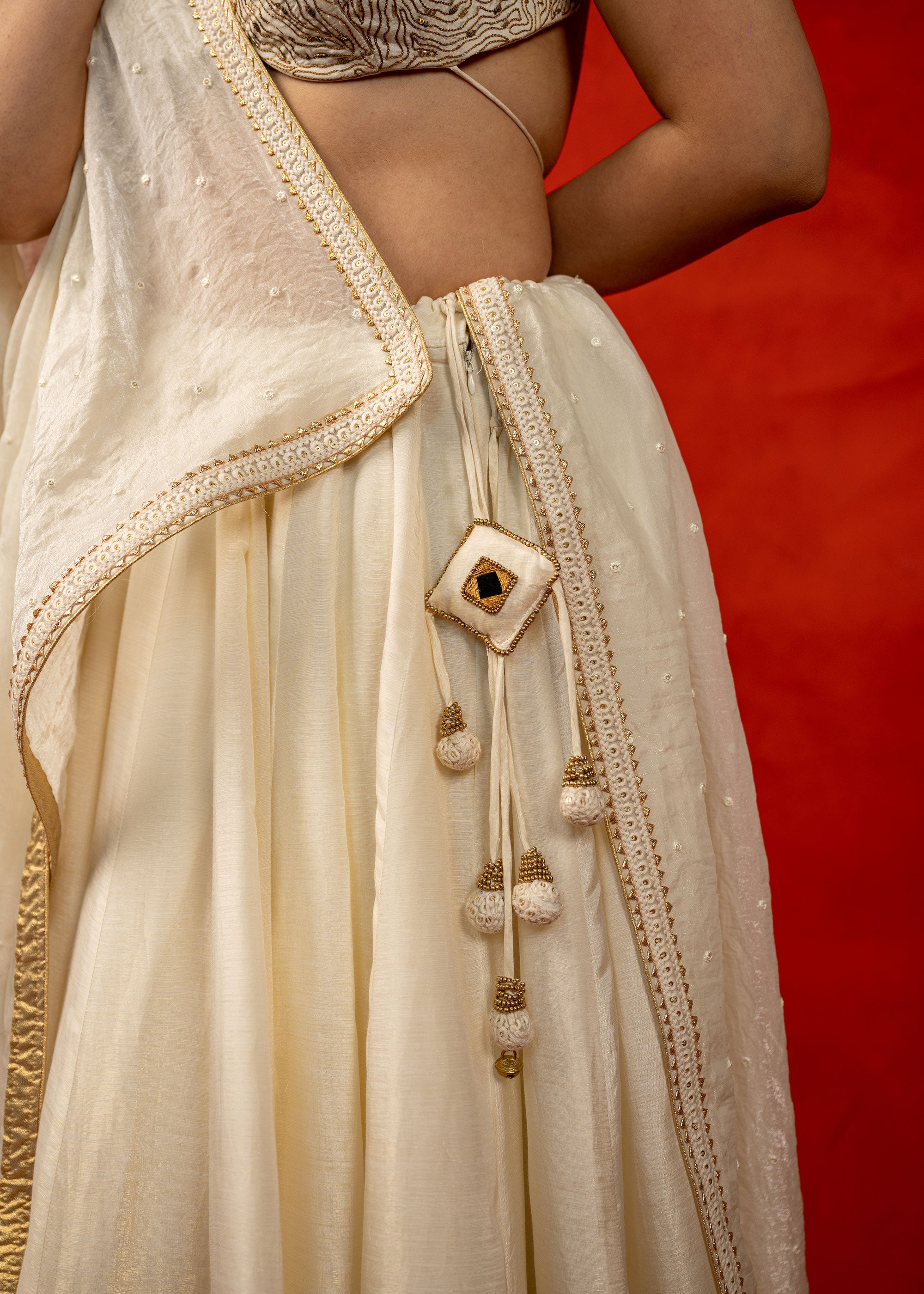 Safed Kiran Chaniya Choli set