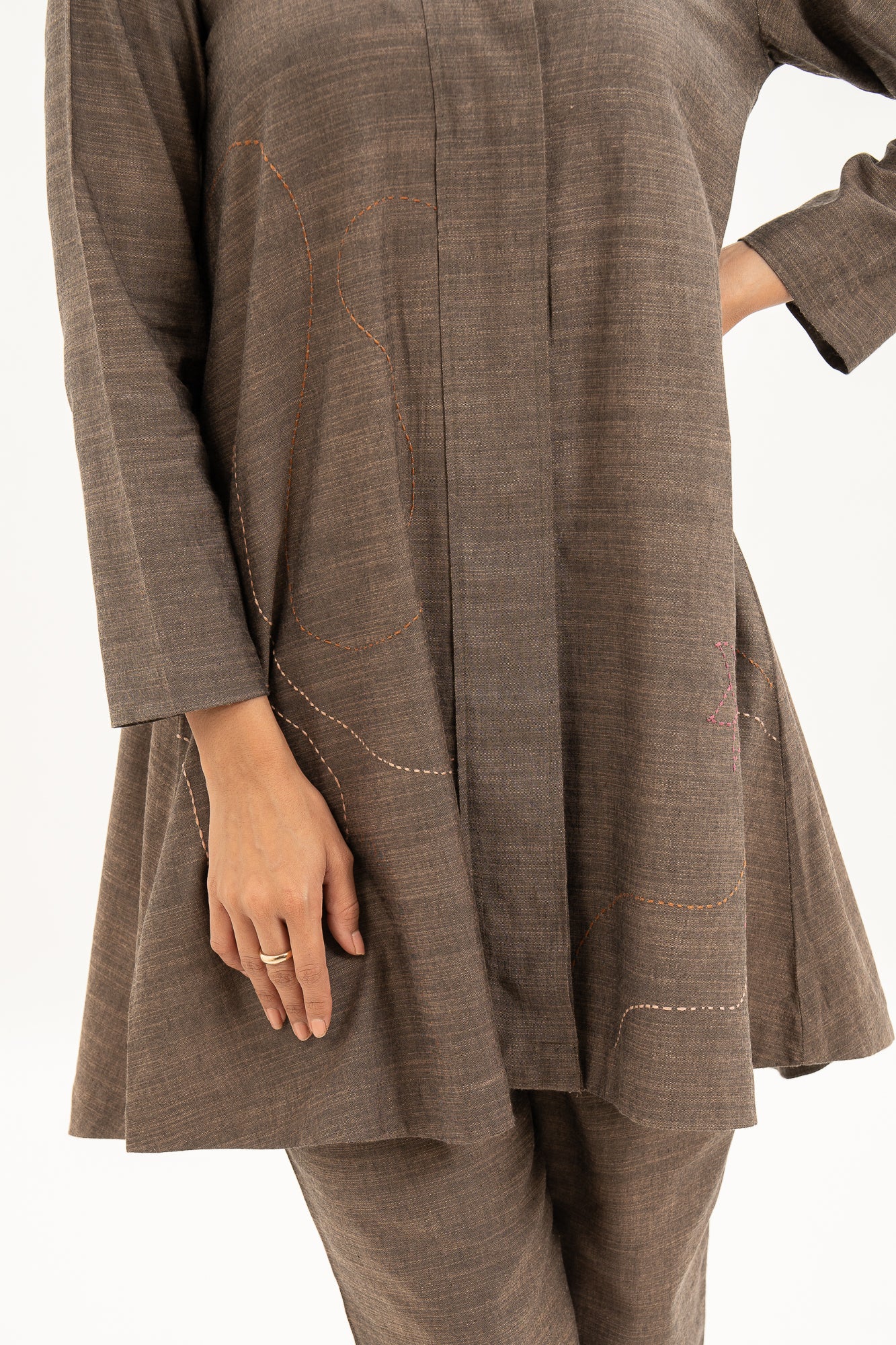 Kamal Talai Flared Shirt and Relax Fit Pant Co-Ord Set