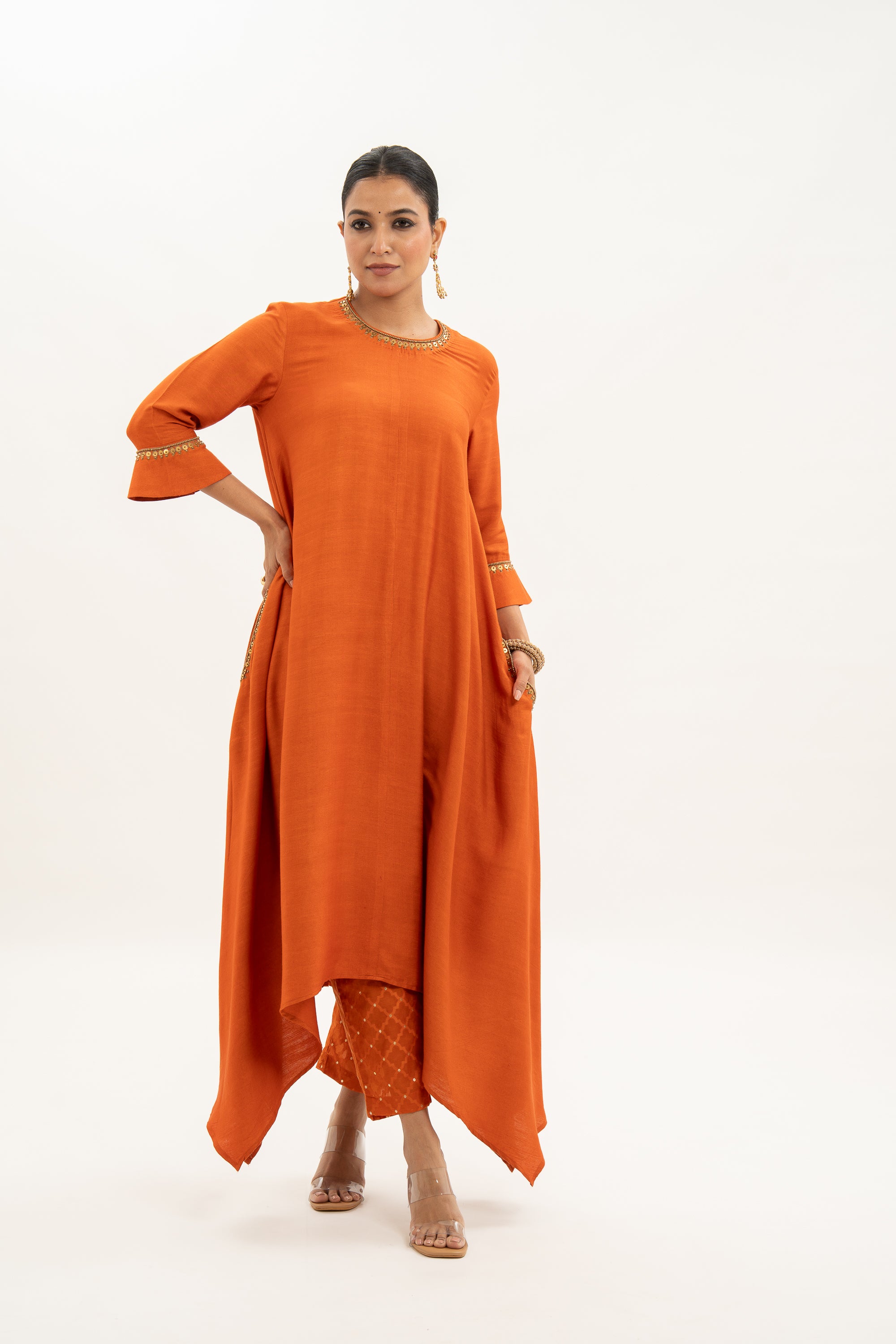 Miorah Asymmetrical Kurta Set
