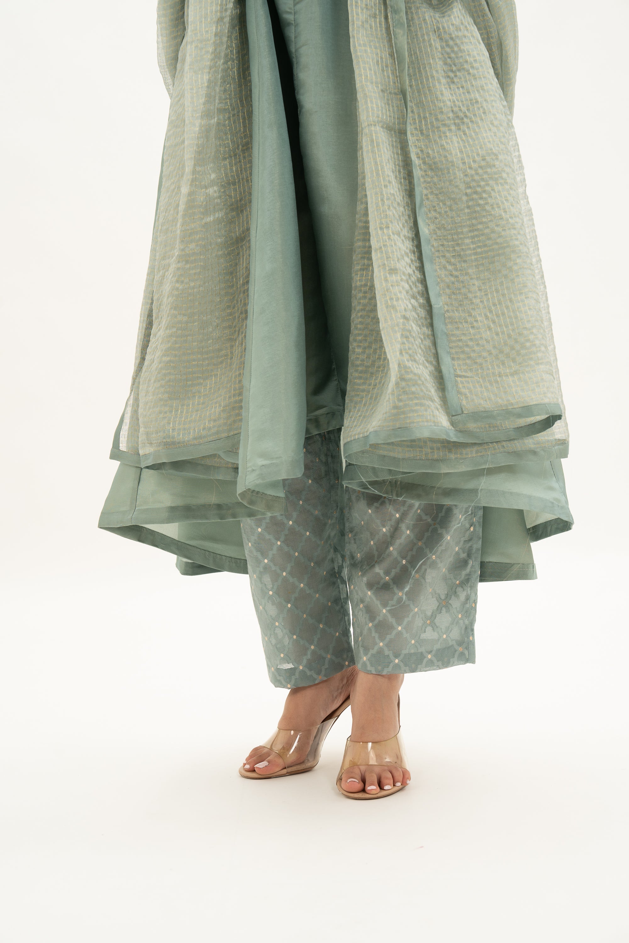 Miorah Zari Tissue Suit Set