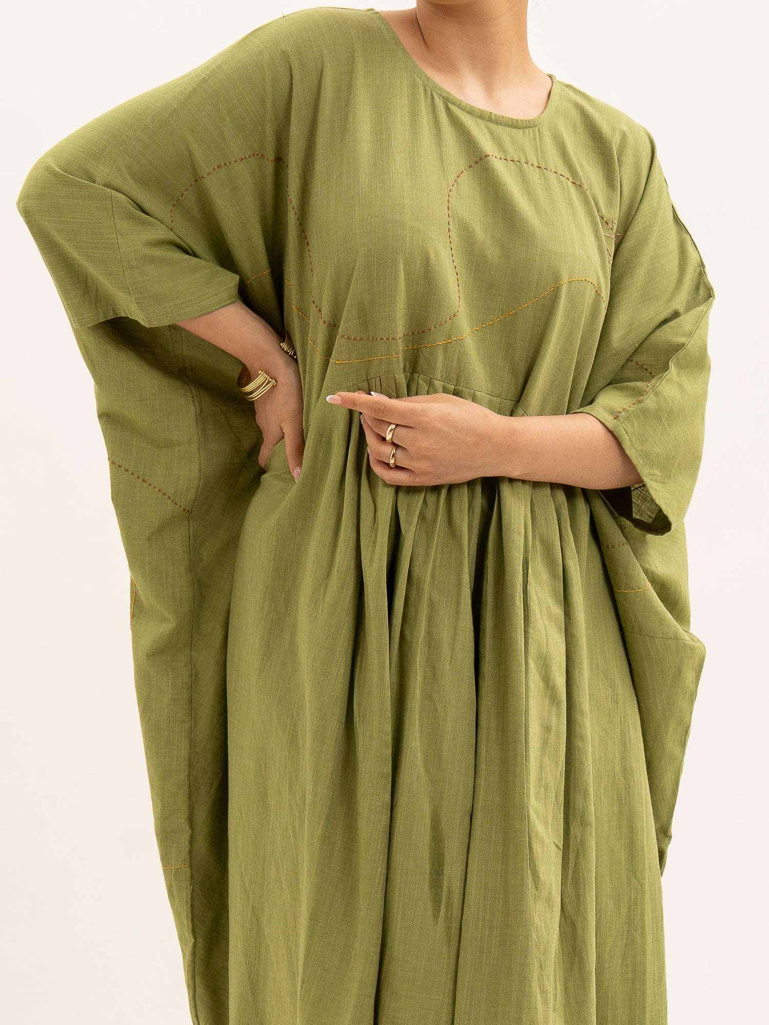 Kamal Talai Oversized Kaftan-Style Ethnic Dress