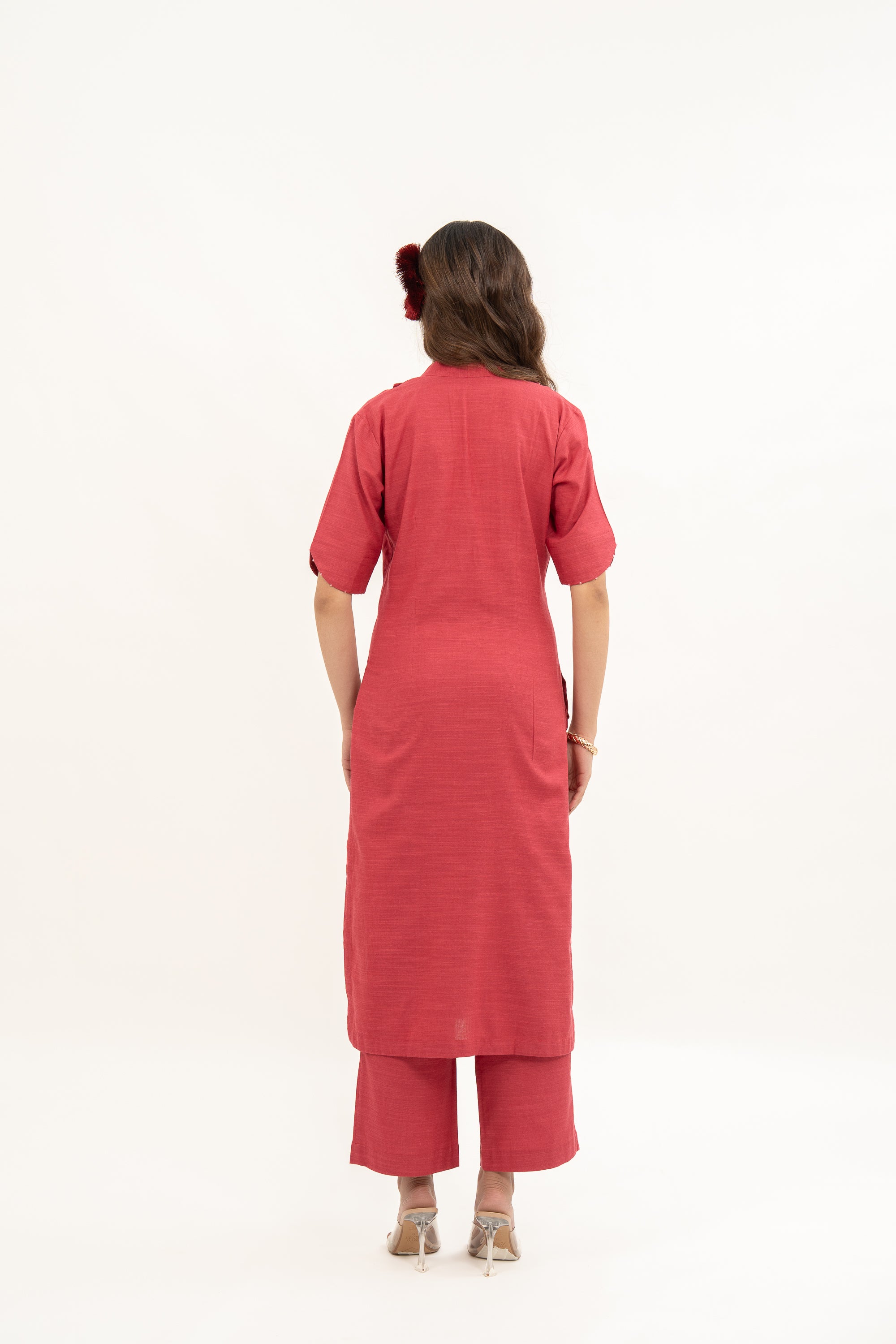 Kamal Talai Kamal Collar Kurta Set