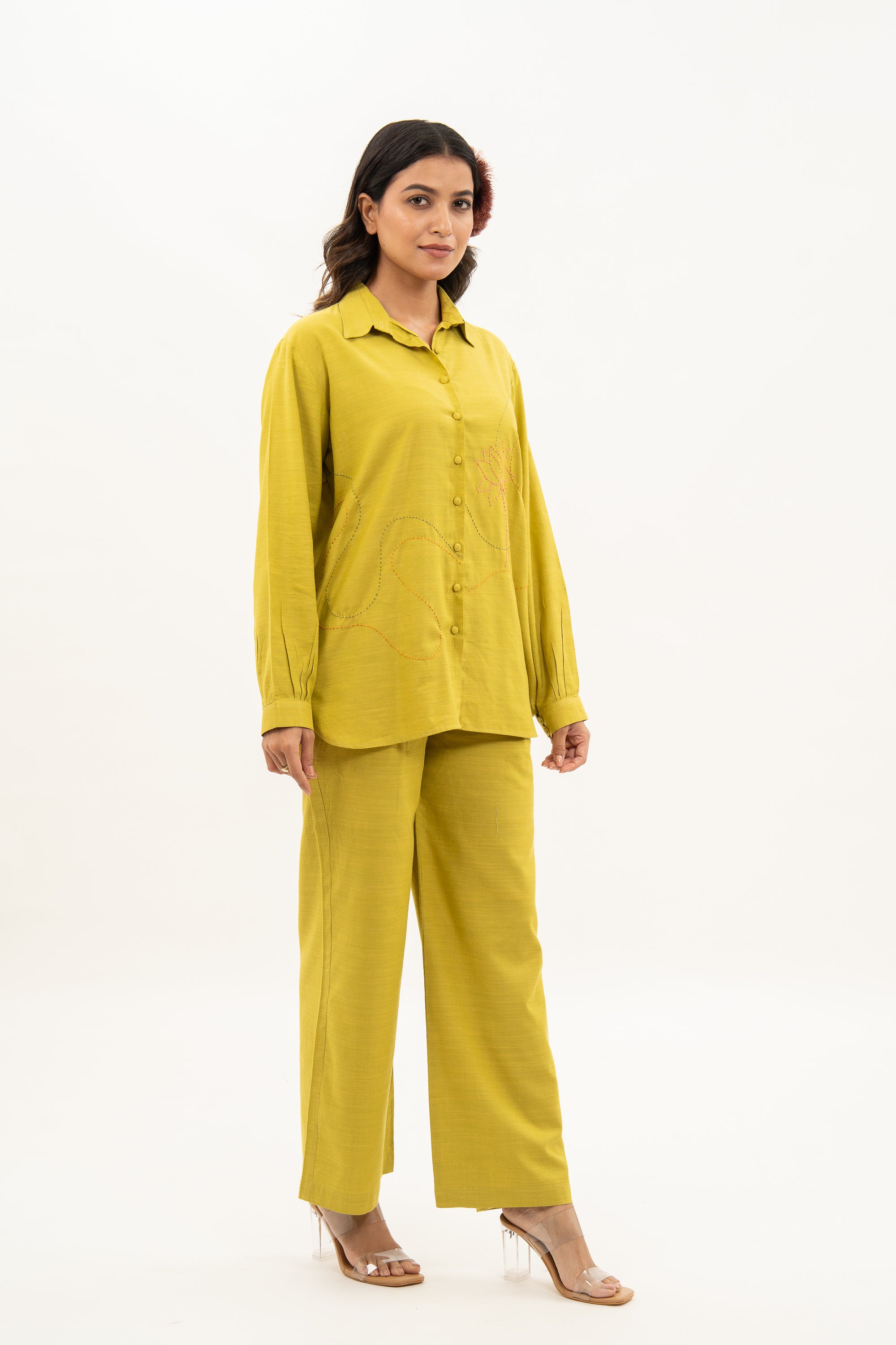 Kamal Talai A-Line Shirt & Relax Fit Pant Co-Ord Set