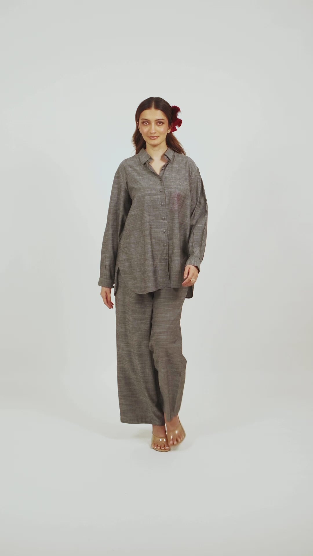 Kamal Talai  A-Line Shirt & Relax Fit Pant Co-Ord Set