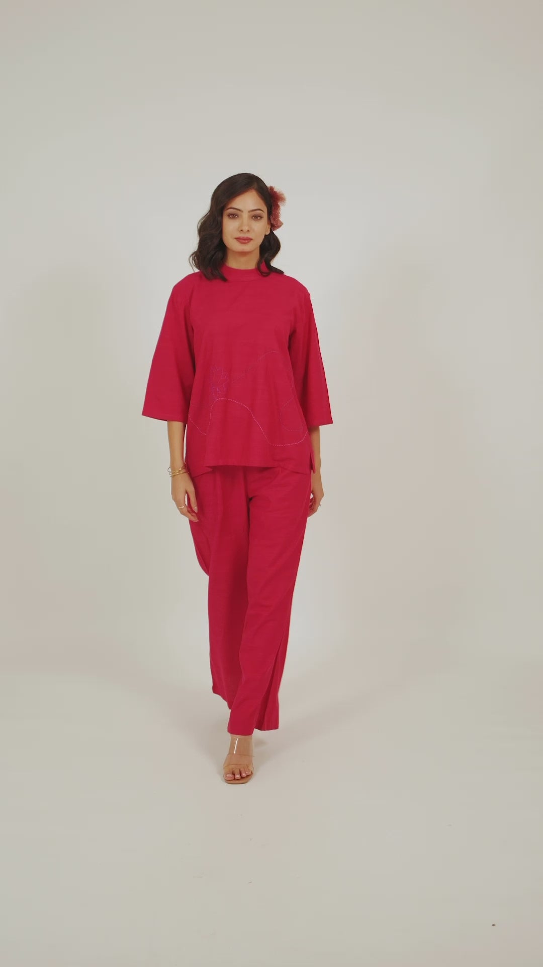 Kamal Talai A-Line Shirt & Relax Fit Pant Co-Ord Set