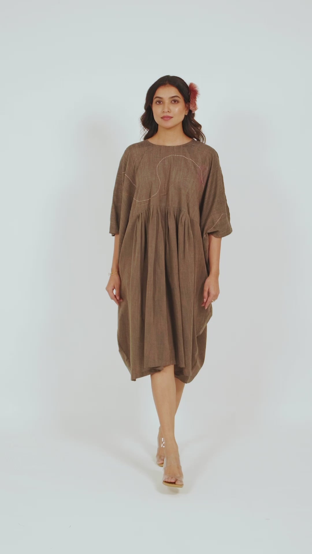 Kamal Talai Oversized Kaftan-Style Ethnic Dress