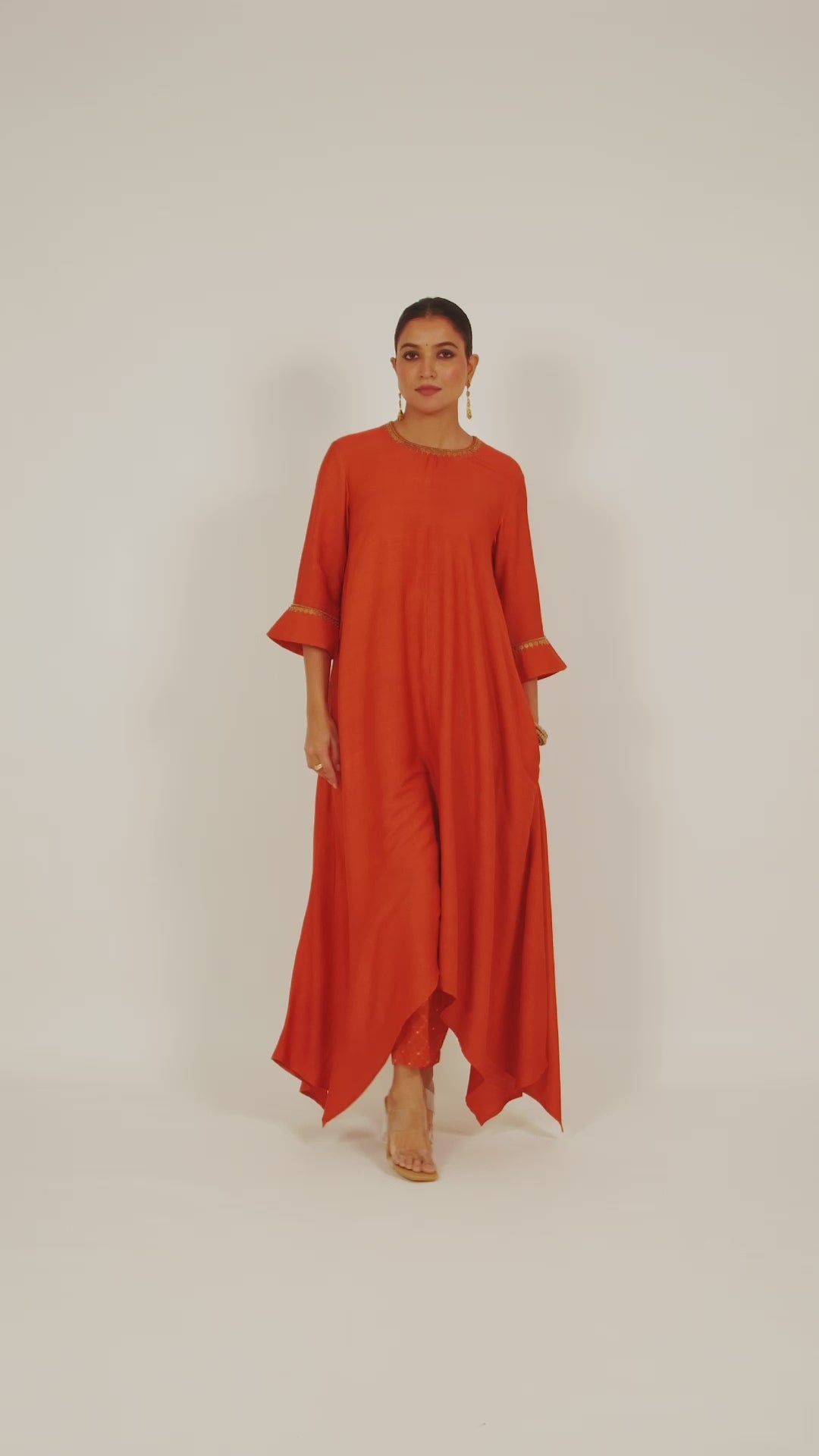 Miorah Asymmetrical Kurta Set