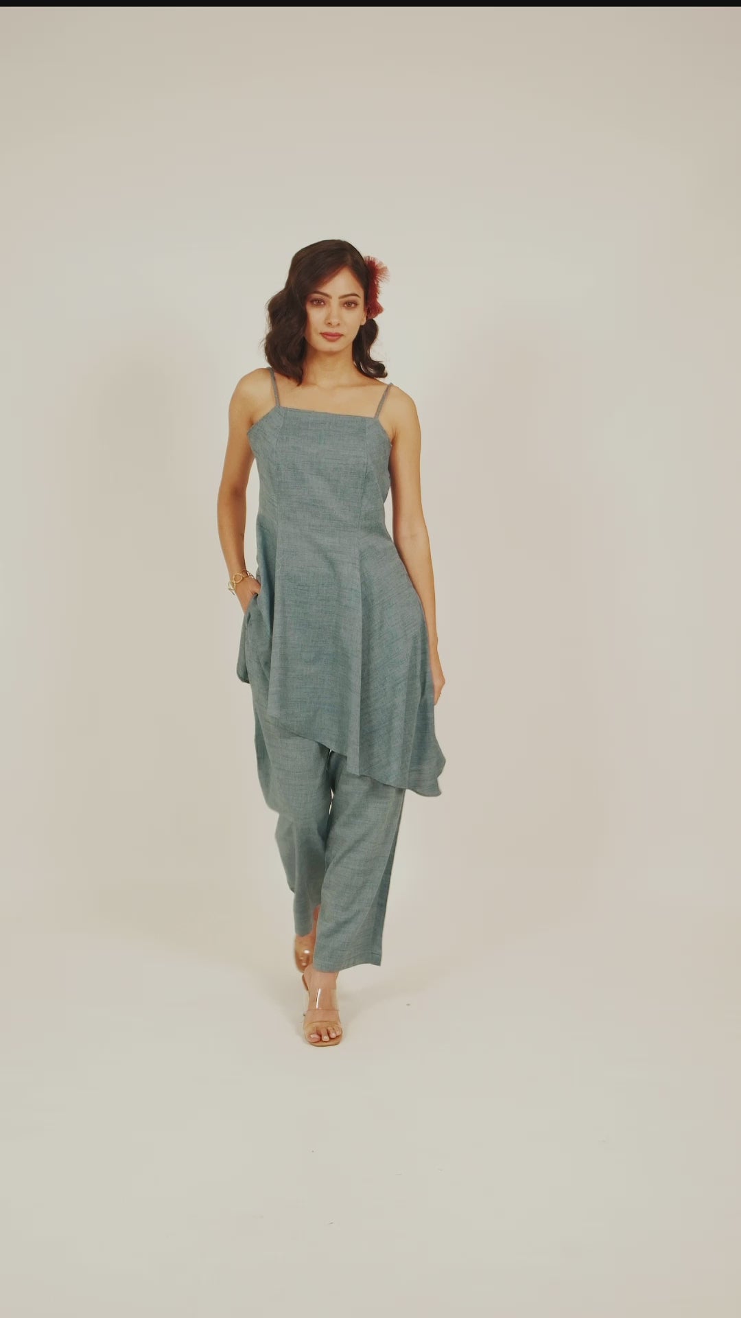 Kamal Talai Asymmetrical Co-Ord Set