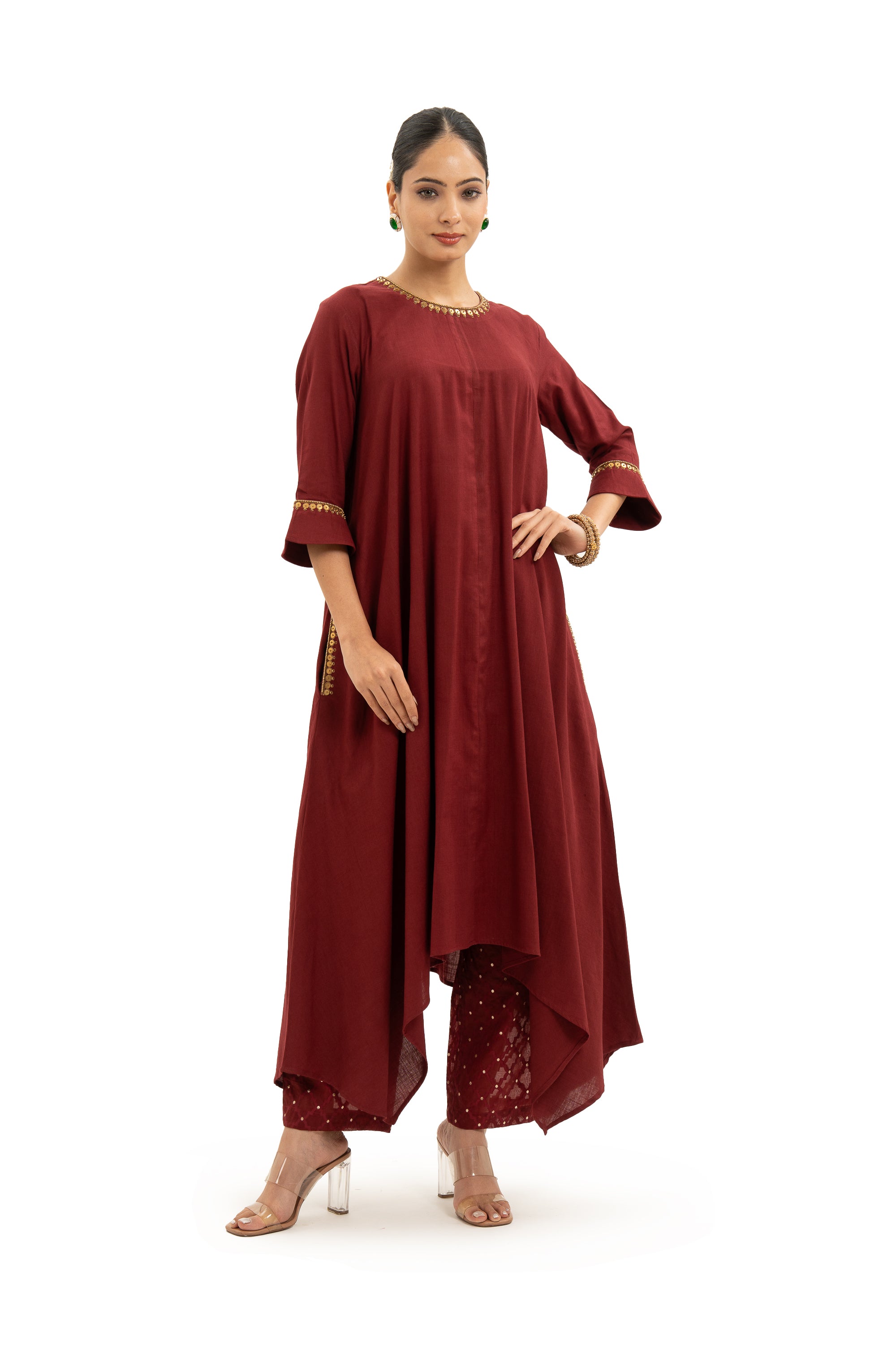 Miorah Asymmetrical Kurta Set